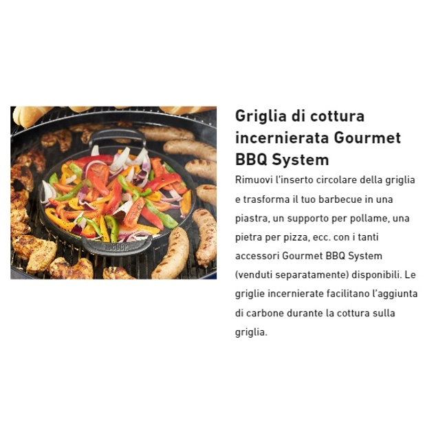 Vendita online Barbecue a carbone Weber Master Touch GBS E-5750 Ø 57 cm Blu